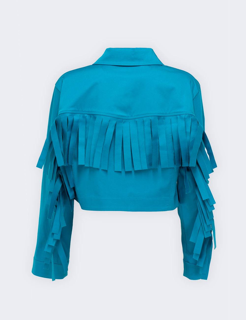 Jijil Giacca crop con frange Fino al 50% di sconto
