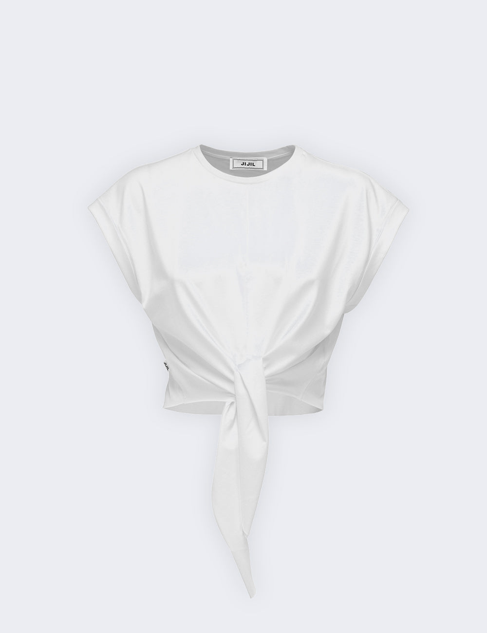 Jijil T-shirt con nodo in vita Sconti questo mese