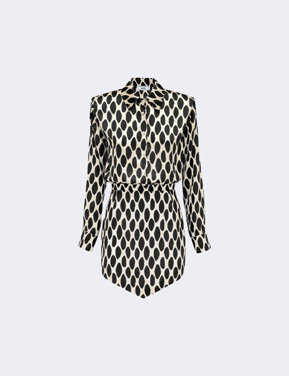 Jijil Abito a maniche lunghe con collo a camicia Qualità