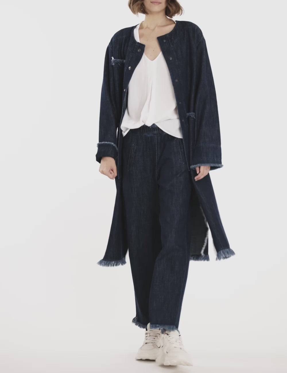 Jijil Spolverino in denim Vendita