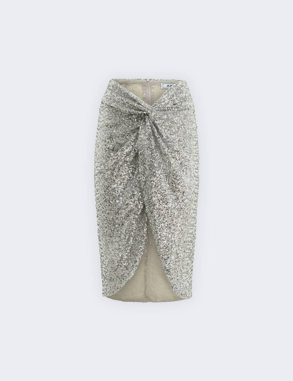 Jijil Gonna longuette con paillettes Pezzi Unici