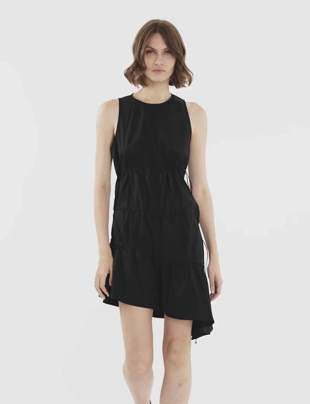 Jijil Abito in cotone con drappeggi Shopping Online