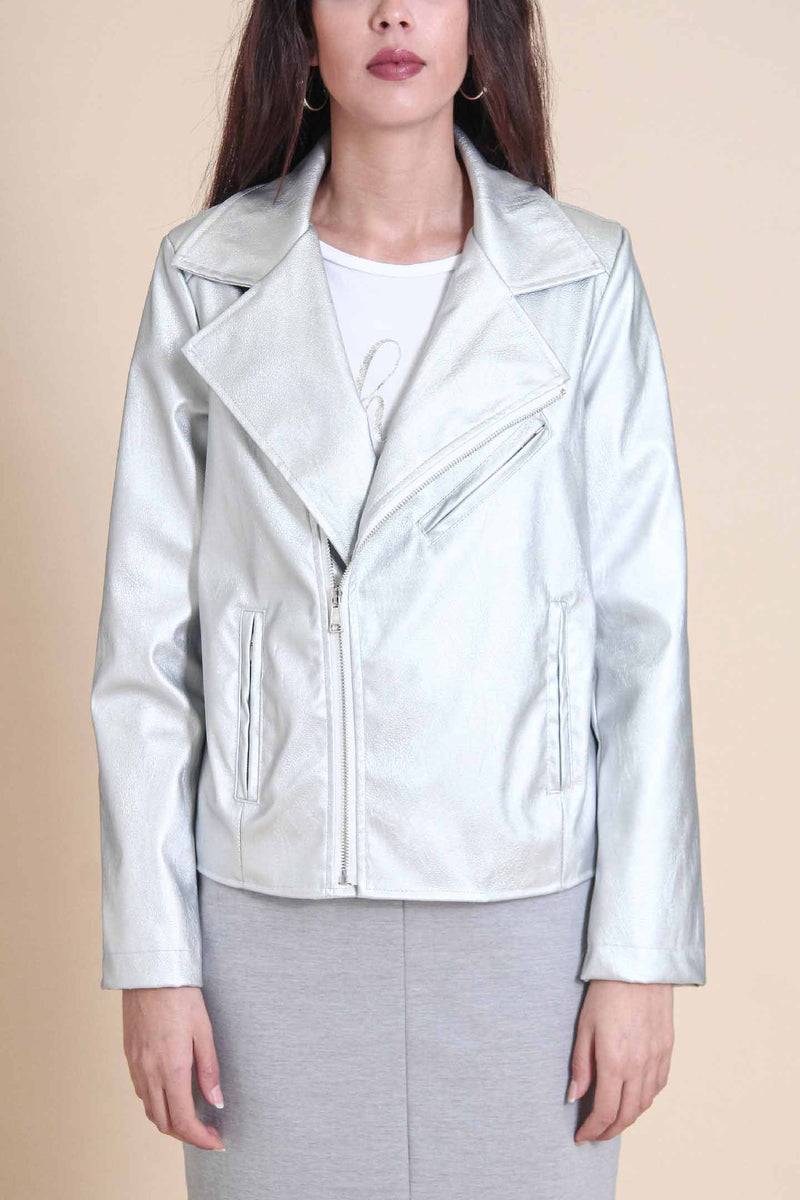Le Streghe CHIODO ECOPELLE Moda