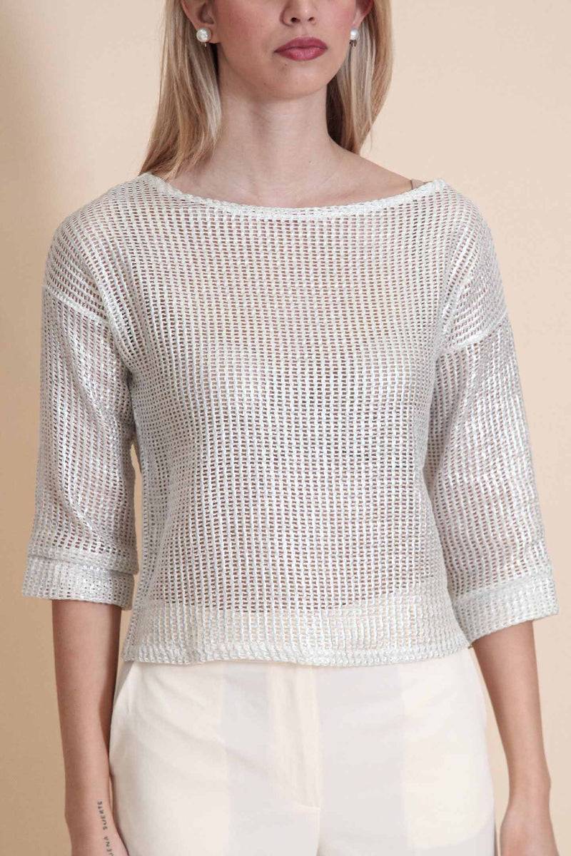 Le Streghe MAGLIE RETE SPALMATA Consegna Veloce