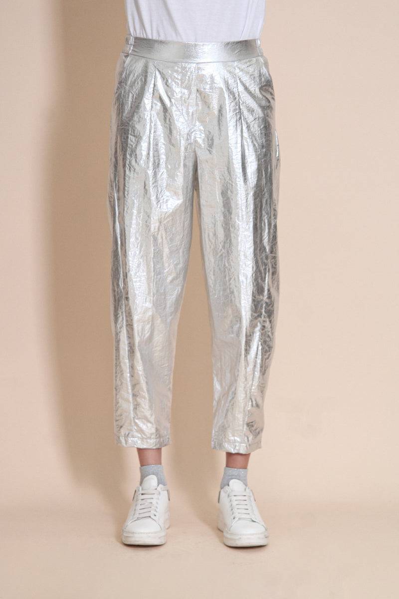 Le Streghe PANTALONE ARGENTO Promozione Limitata