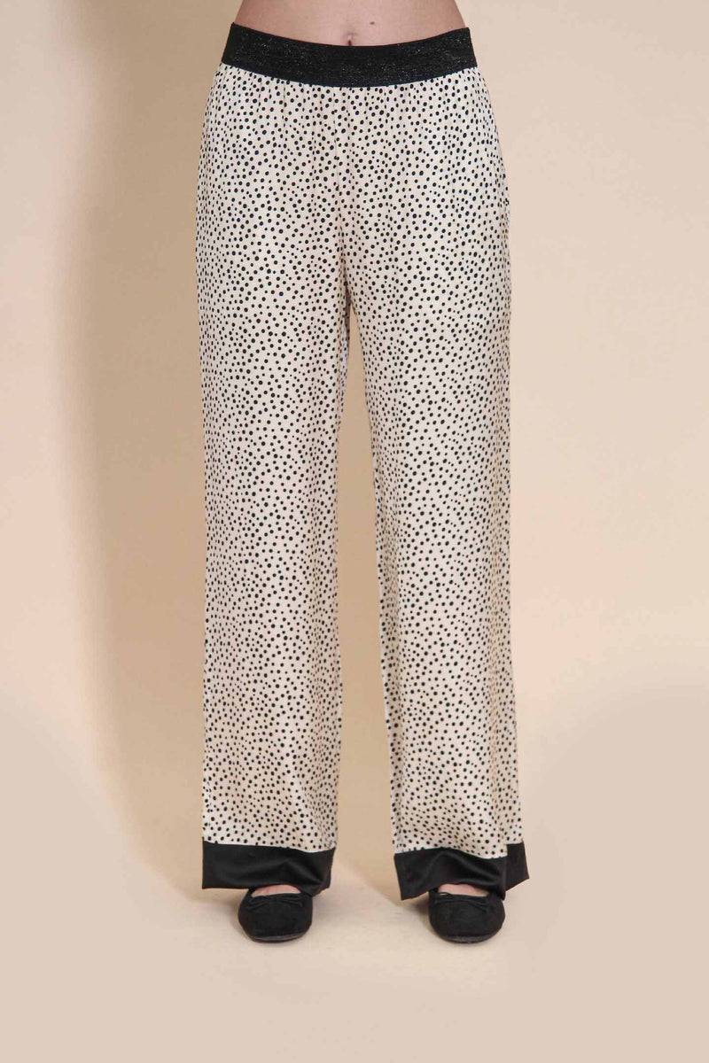 Le Streghe PANTALONE POIS Sottocosto
