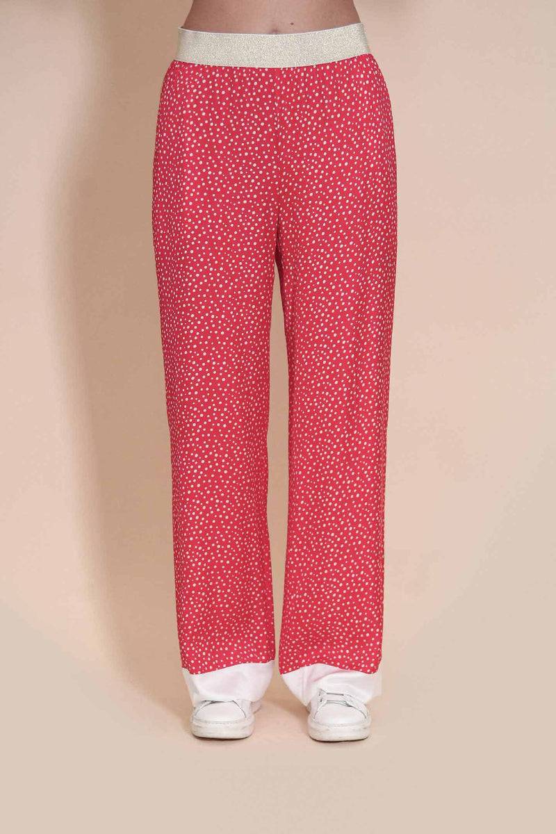 Le Streghe PANTALONE POIS Sottocosto