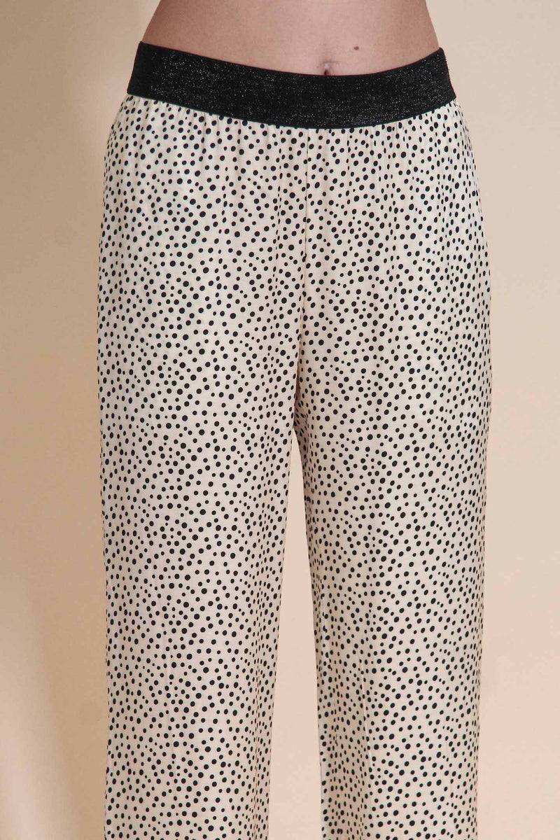 Le Streghe PANTALONE POIS Sottocosto