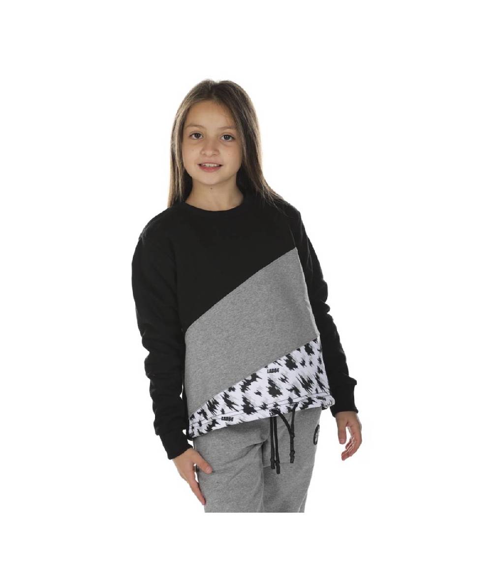 Lab84 FELPA CROP TOP + COULISSE Italy