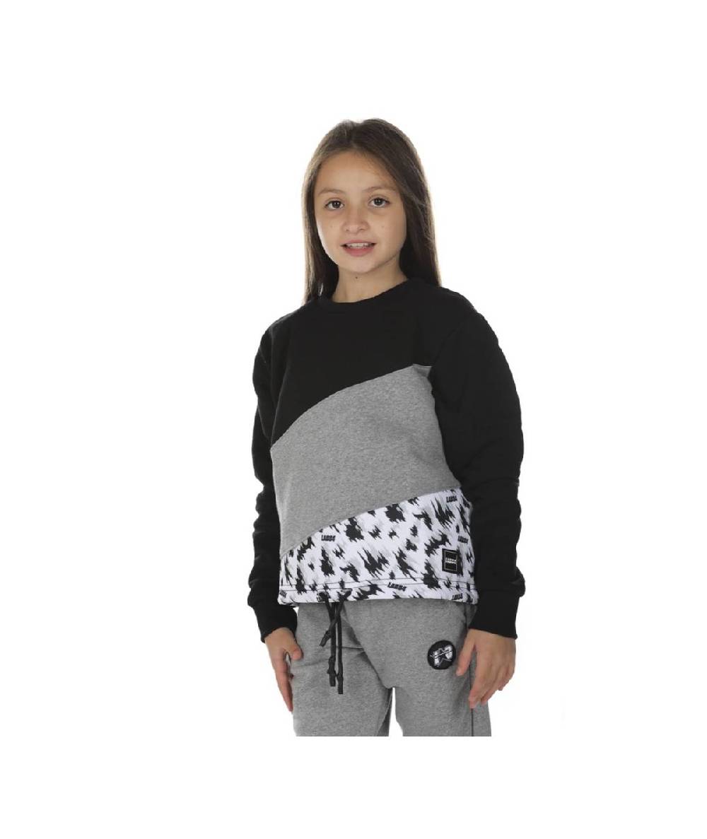 Lab84 FELPA CROP TOP + COULISSE Italy