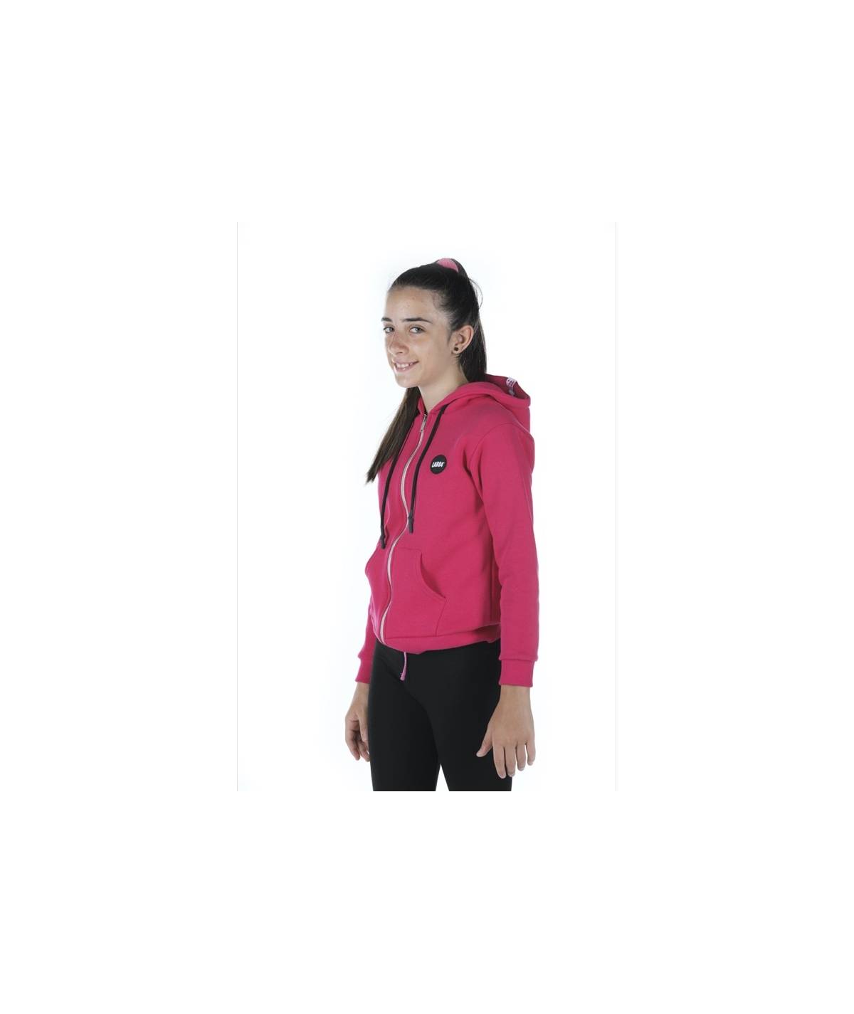 Lab84 FELPA ZIP+CAPPUCCIO +PATCH Italia