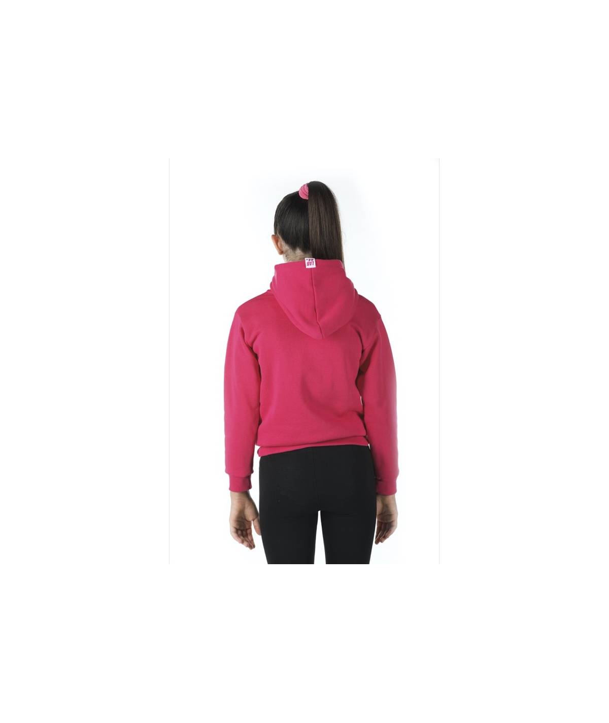 Lab84 FELPA ZIP+CAPPUCCIO +PATCH Italia