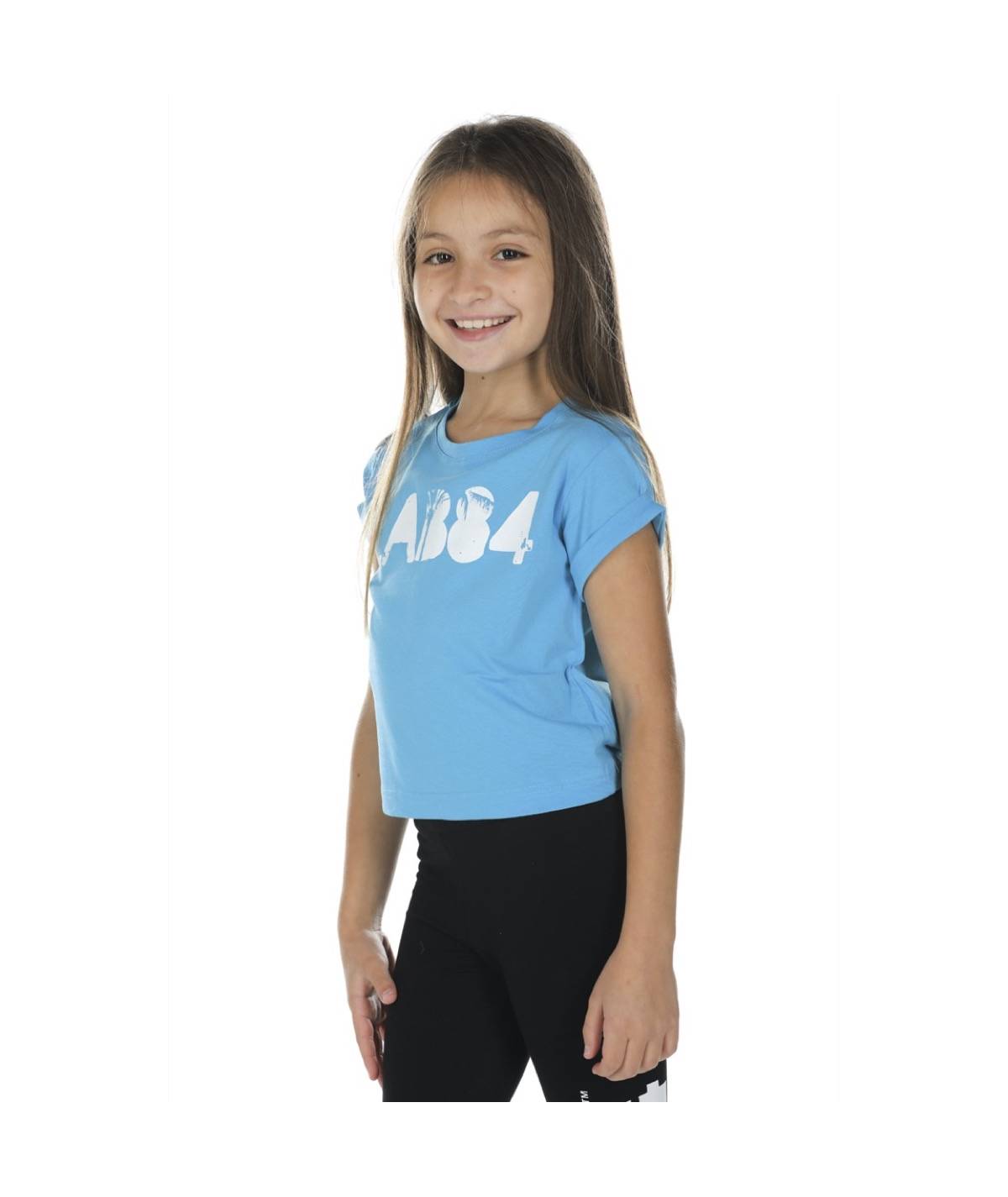 Lab84 T-SHIRT CROP TOP Vendita Economica