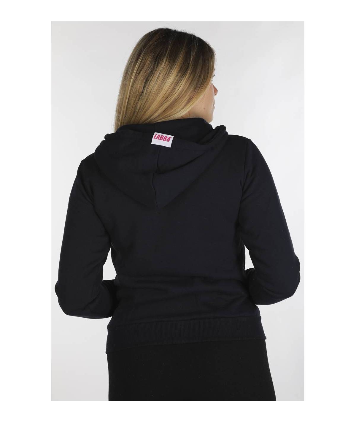 Lab84 FELPA FULL ZIP C/CAPP.+MARSUPIO Offerta