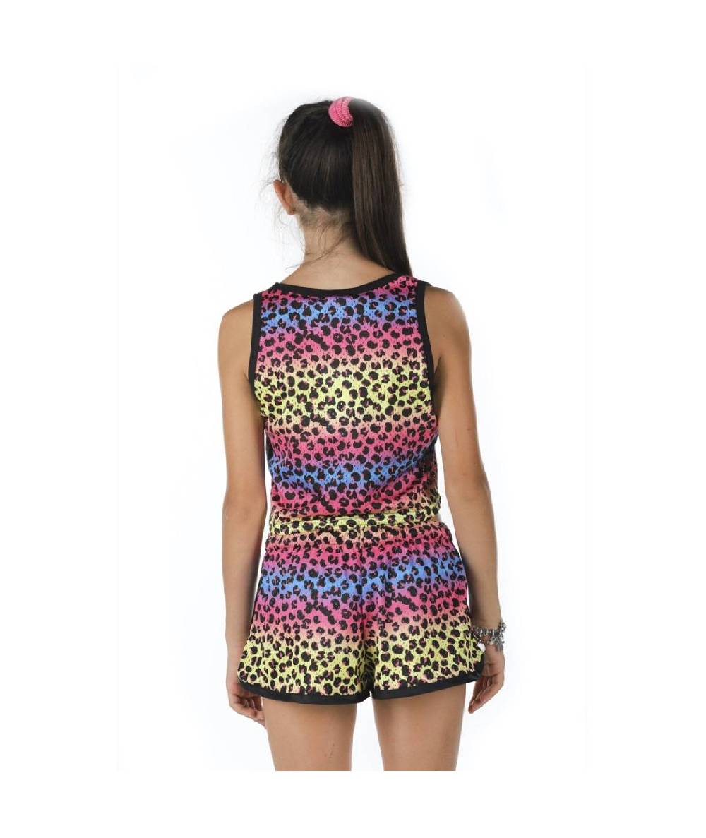 Lab84 CANOTTA CROP TOP MESH Vendite Flash