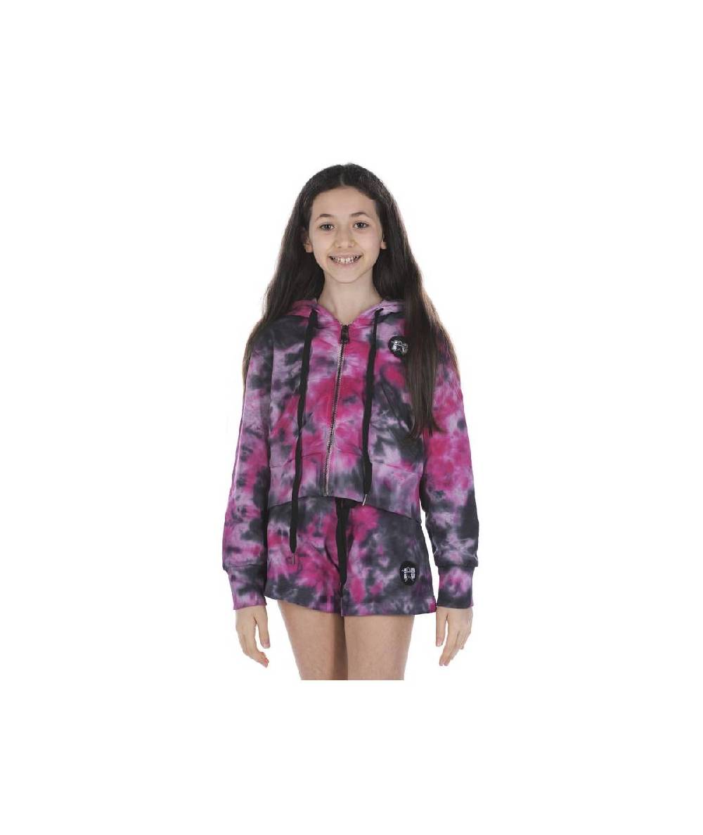 Lab84 FELPA ZIP CROP TOP