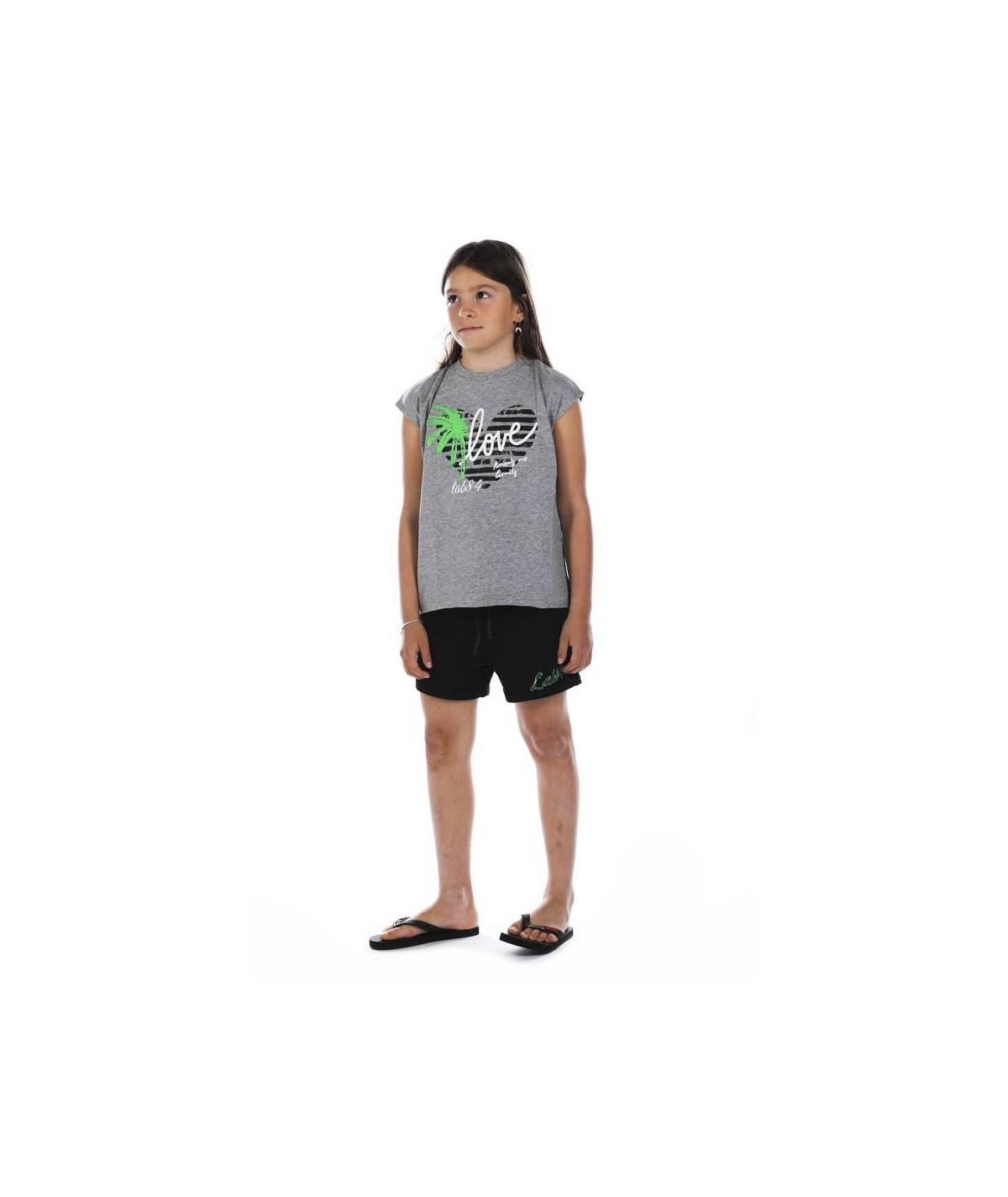 Lab84 T-SHIRT CROP TOP Nuovo