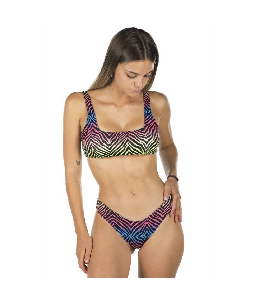 Lab84 CANOTTA TOP + SLIP GAMBATO Affare Del Giorno