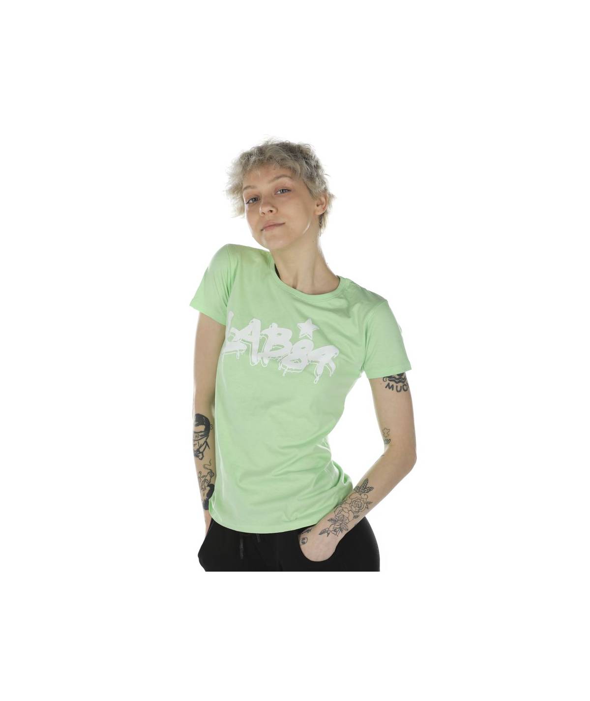 Lab84 T-SHIRT GIRO M/M Nuova