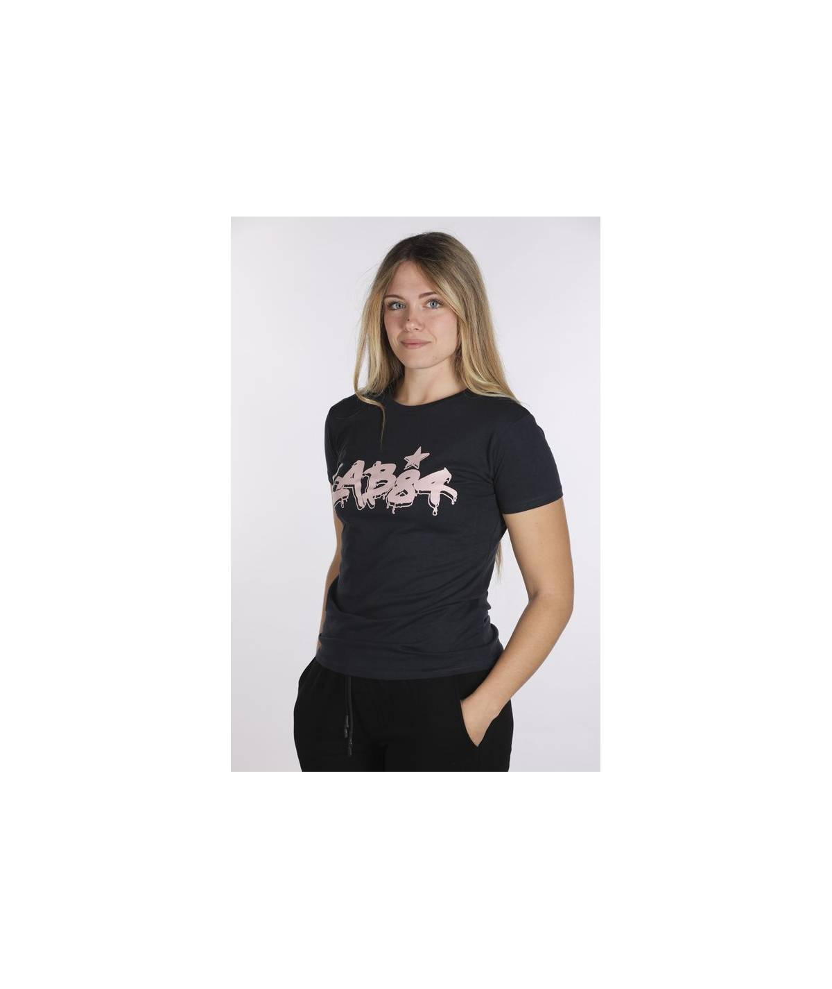 Lab84 T-SHIRT GIRO M/M Moda