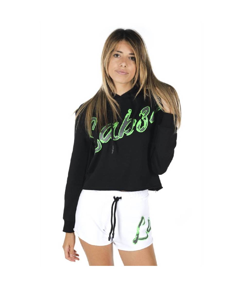 Lab84 FELPA CROP TOP CAPP Economico