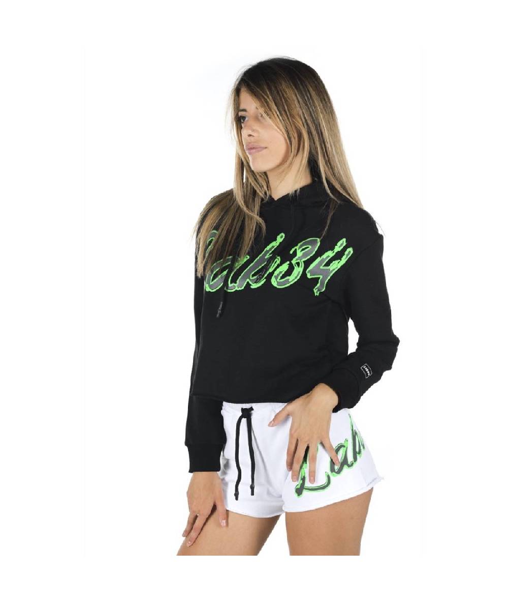 Lab84 FELPA CROP TOP CAPP Economico