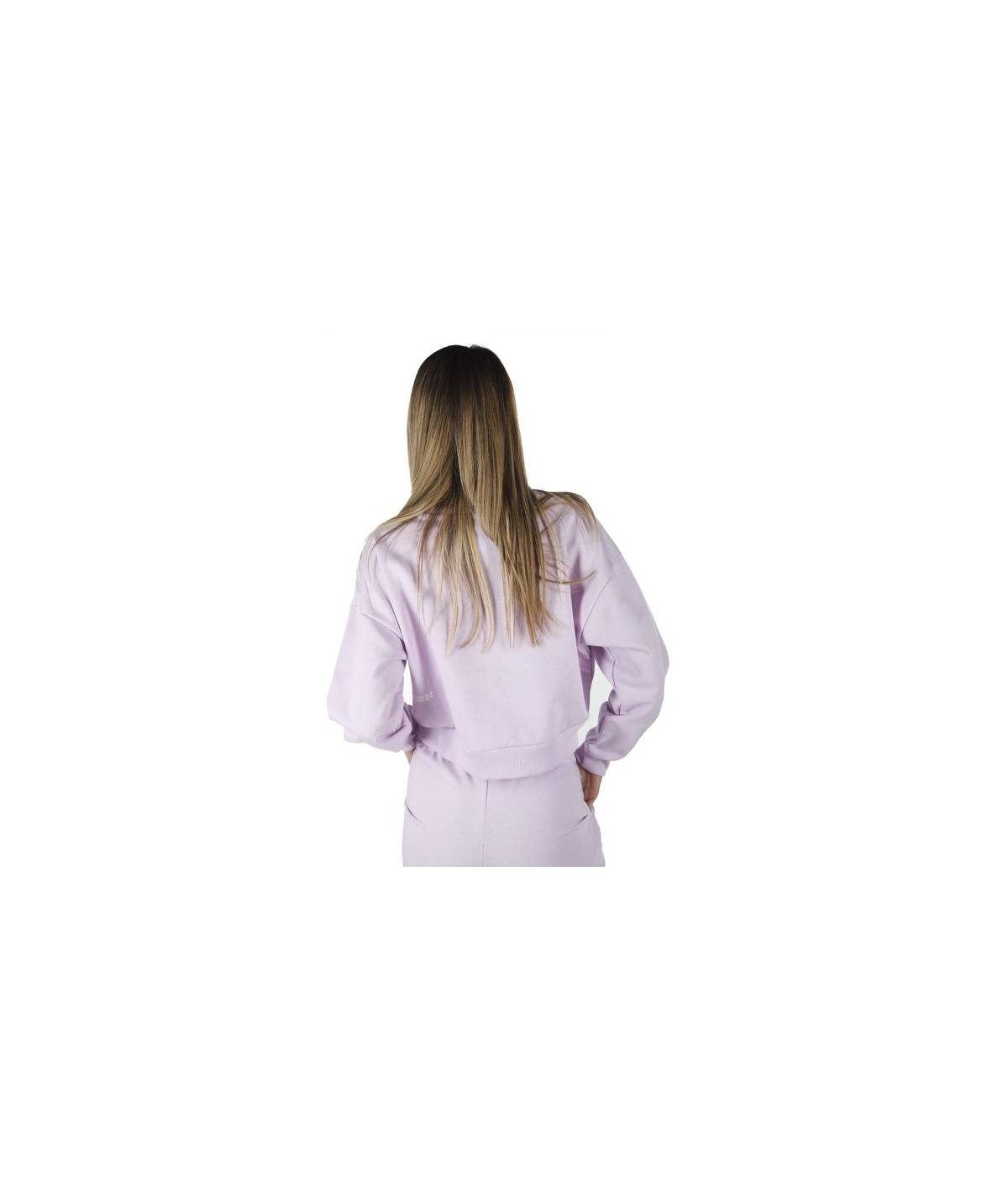 Lab84 FELPA CROP TOP GIROCOLLO Outlet