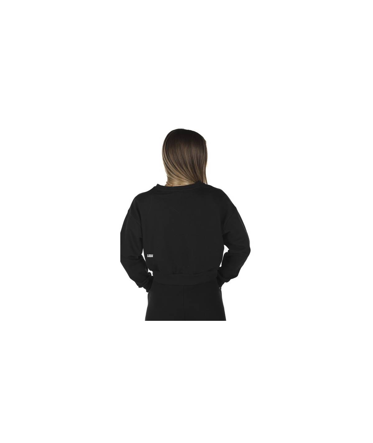 Lab84 FELPA CROP TOP GIROCOLLO In Vendita