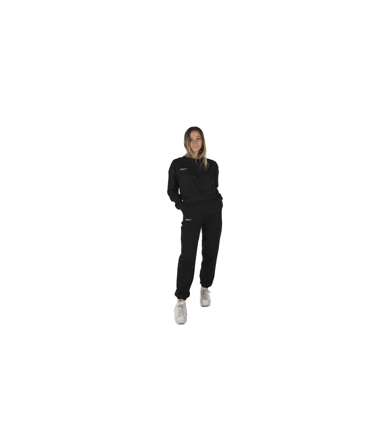 Lab84 FELPA CROP TOP GIROCOLLO In Vendita
