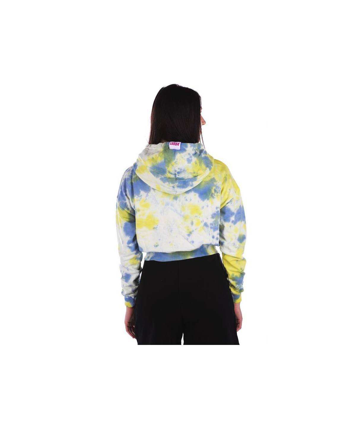 Lab84 FELPA ZIP CROP TOP Vendita Economica