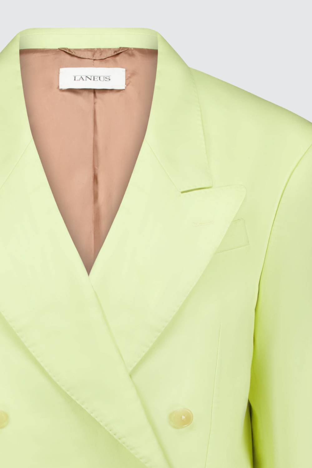 ﻿Laneus Laneus blazer yellow regular doppio petto In Vendita