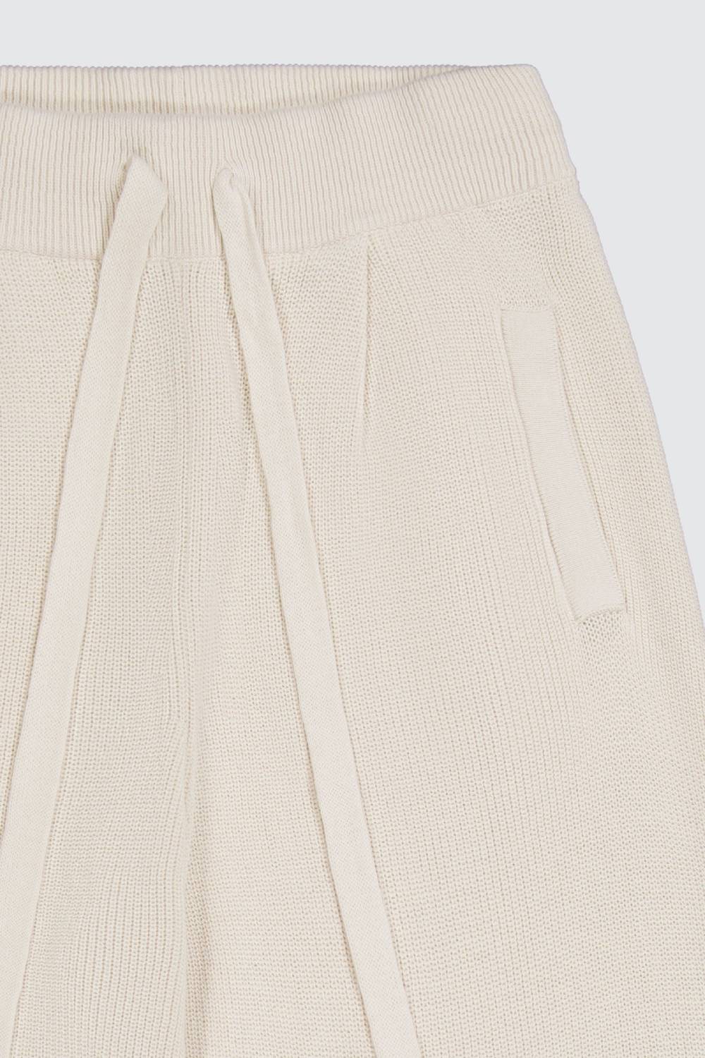 Laneus Laneus pantalone milk in maglia effetto destroyed Hotsell