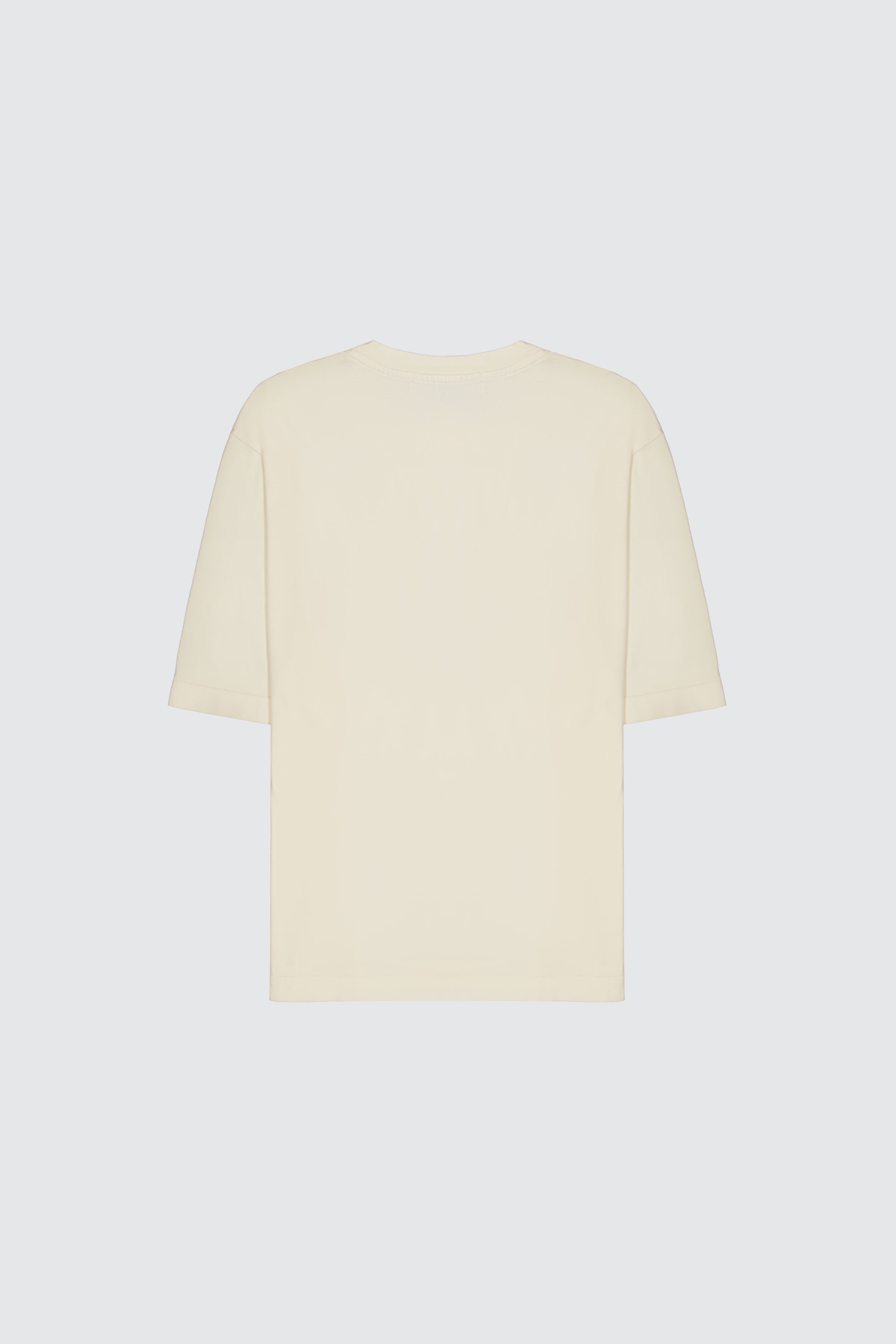 Laneus Laneus milk t-shirt con lettering studded Vendita Calda