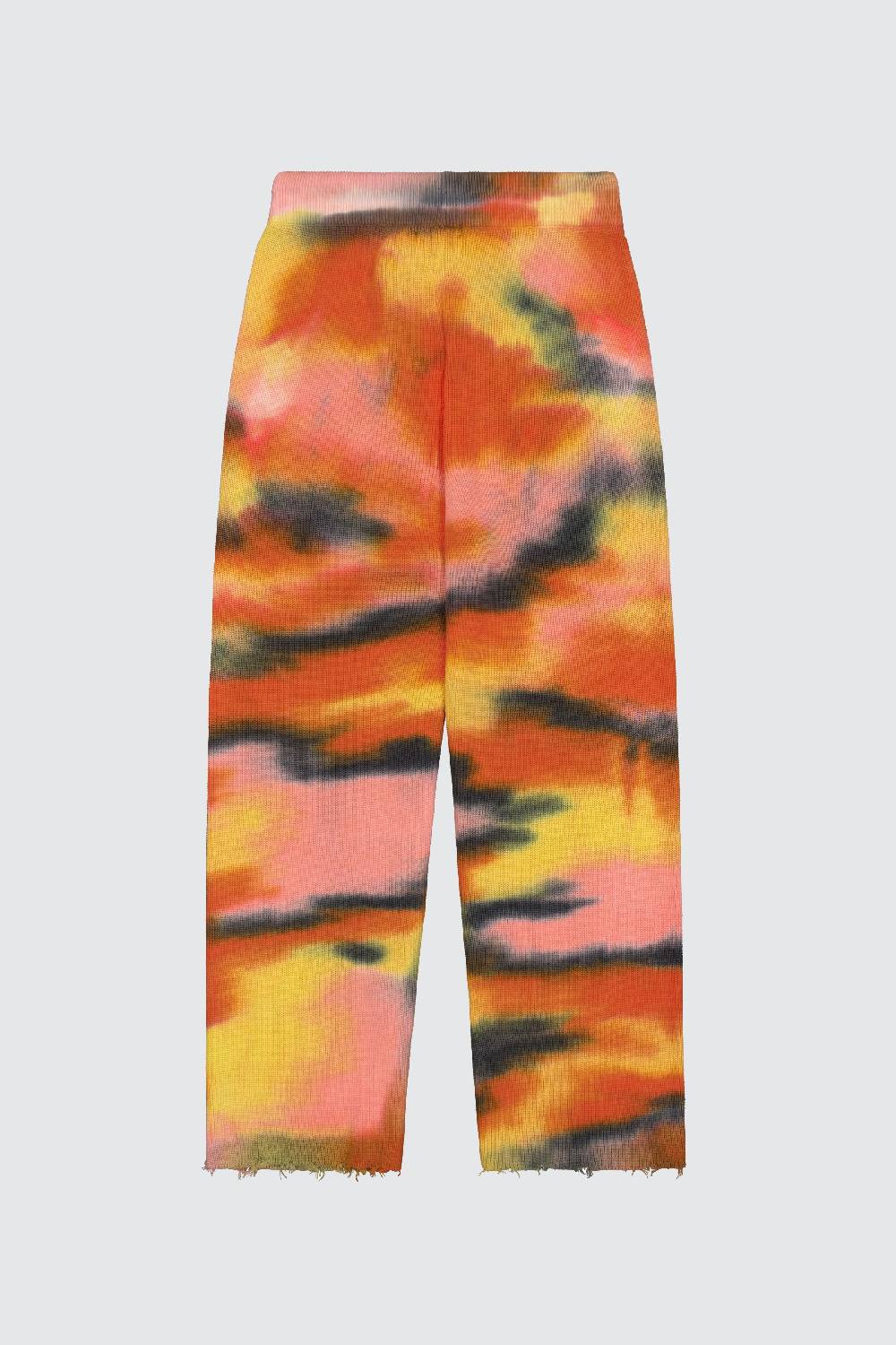Laneus Laneus pantaloni in maglia effetto tie dye Nuovo