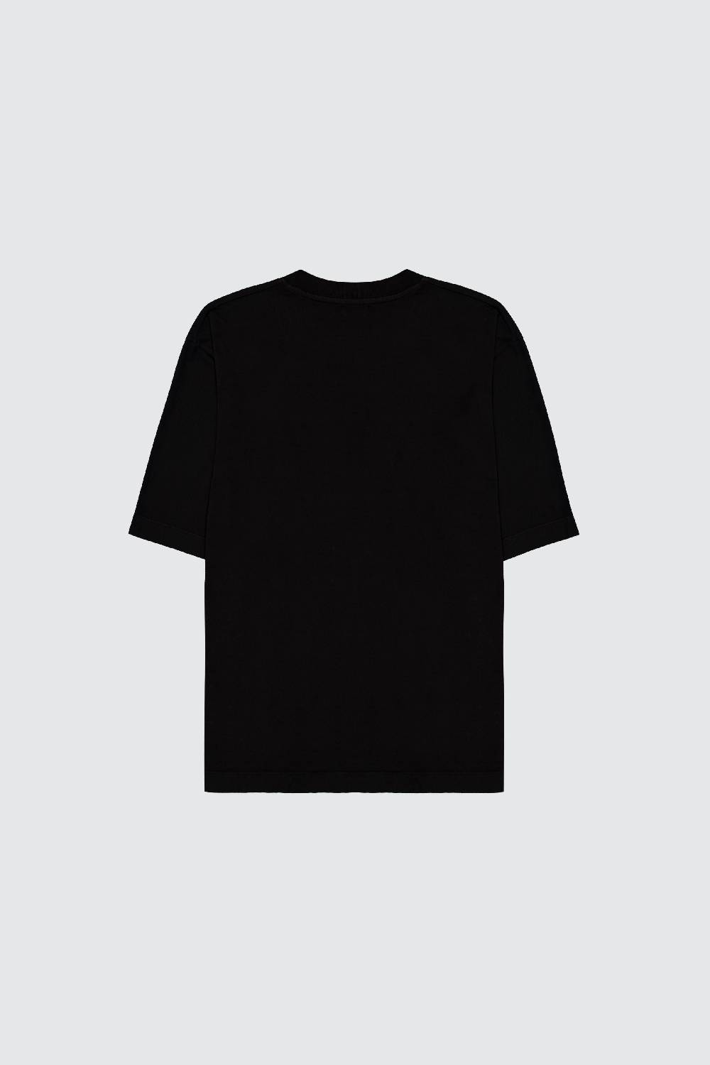 Laneus Laneus black t-shirt palm printed logo Qualità
