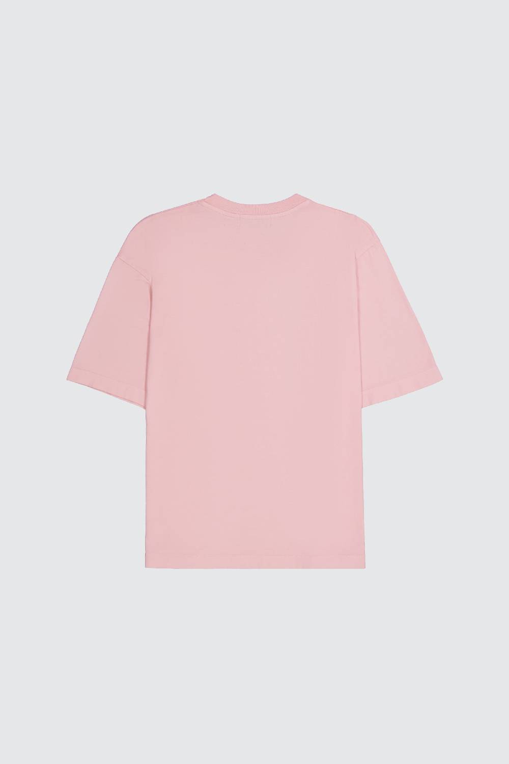 Laneus Laneus pink t-shirt palm printed logo Qualità Garantita