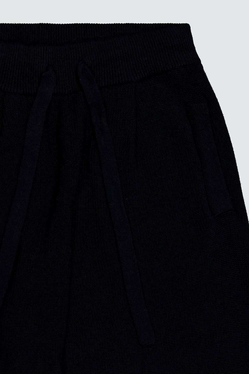 Laneus Laneus pantalone black in maglia effetto destroyed Presa