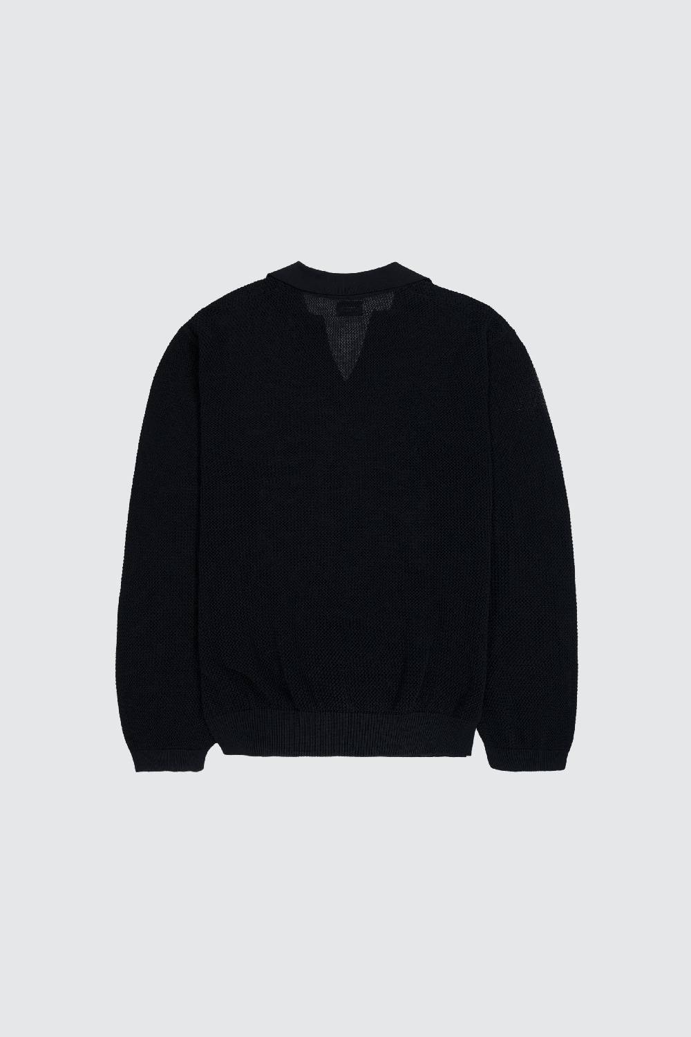 Laneus Laneus polo in mesh con scollo a V Negozio