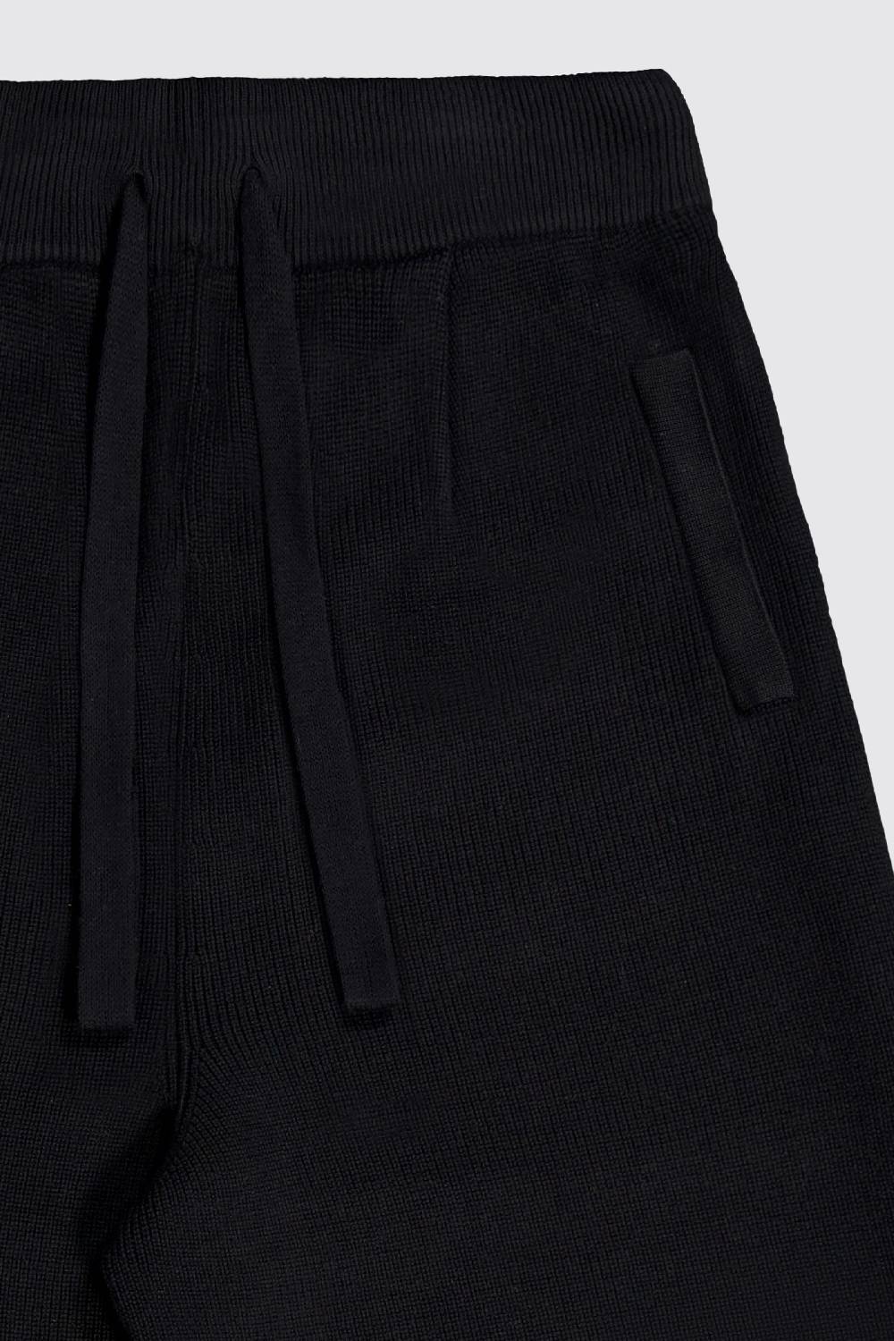 Laneus Laneus bermuda in maglia effetto destroyed Moda