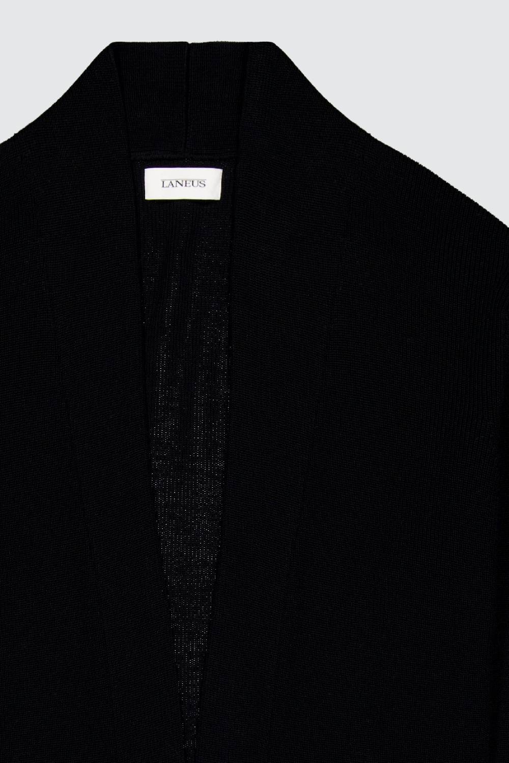 Laneus Laneus black cardigan Consegna Veloce