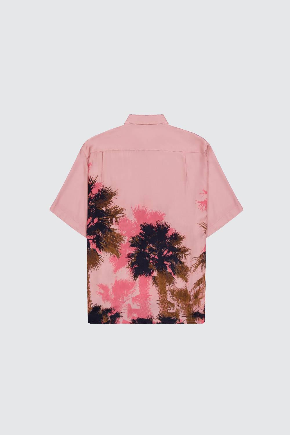 Laneus Laneus camicia pink palm print Sottocosto