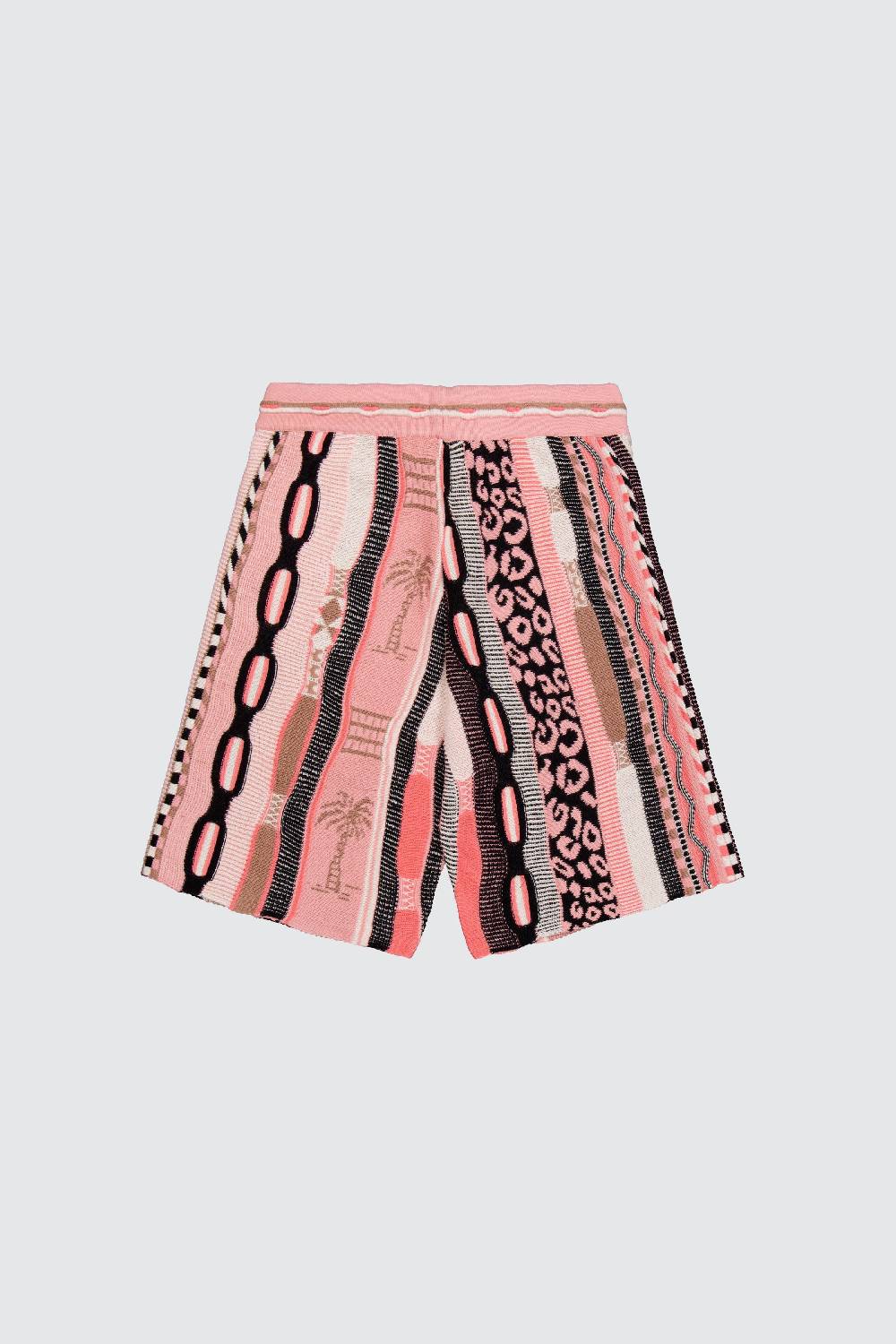 Laneus Laneus bermuda pink in jacquard multicolor Saldi