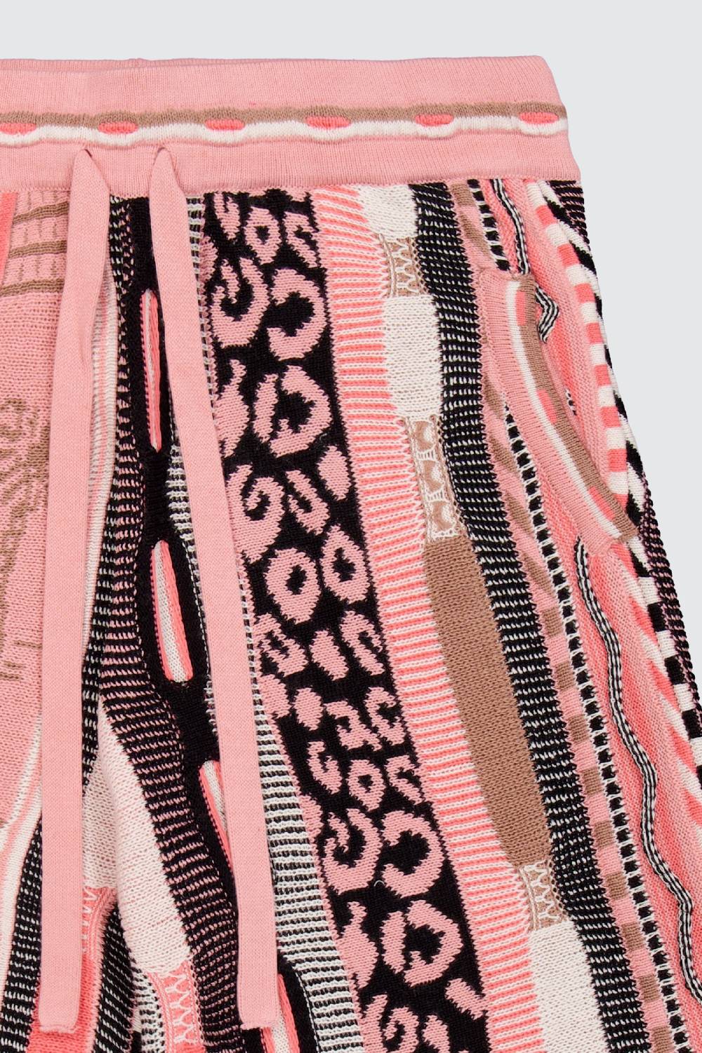 Laneus Laneus bermuda pink in jacquard multicolor Saldi