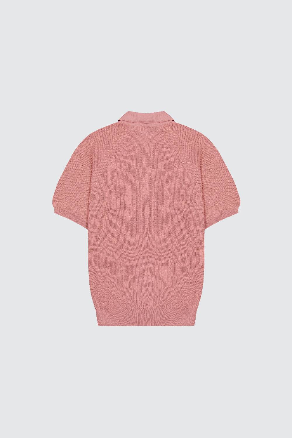 Laneus Laneus polo pink in maglia con bottoni Vendita Calda