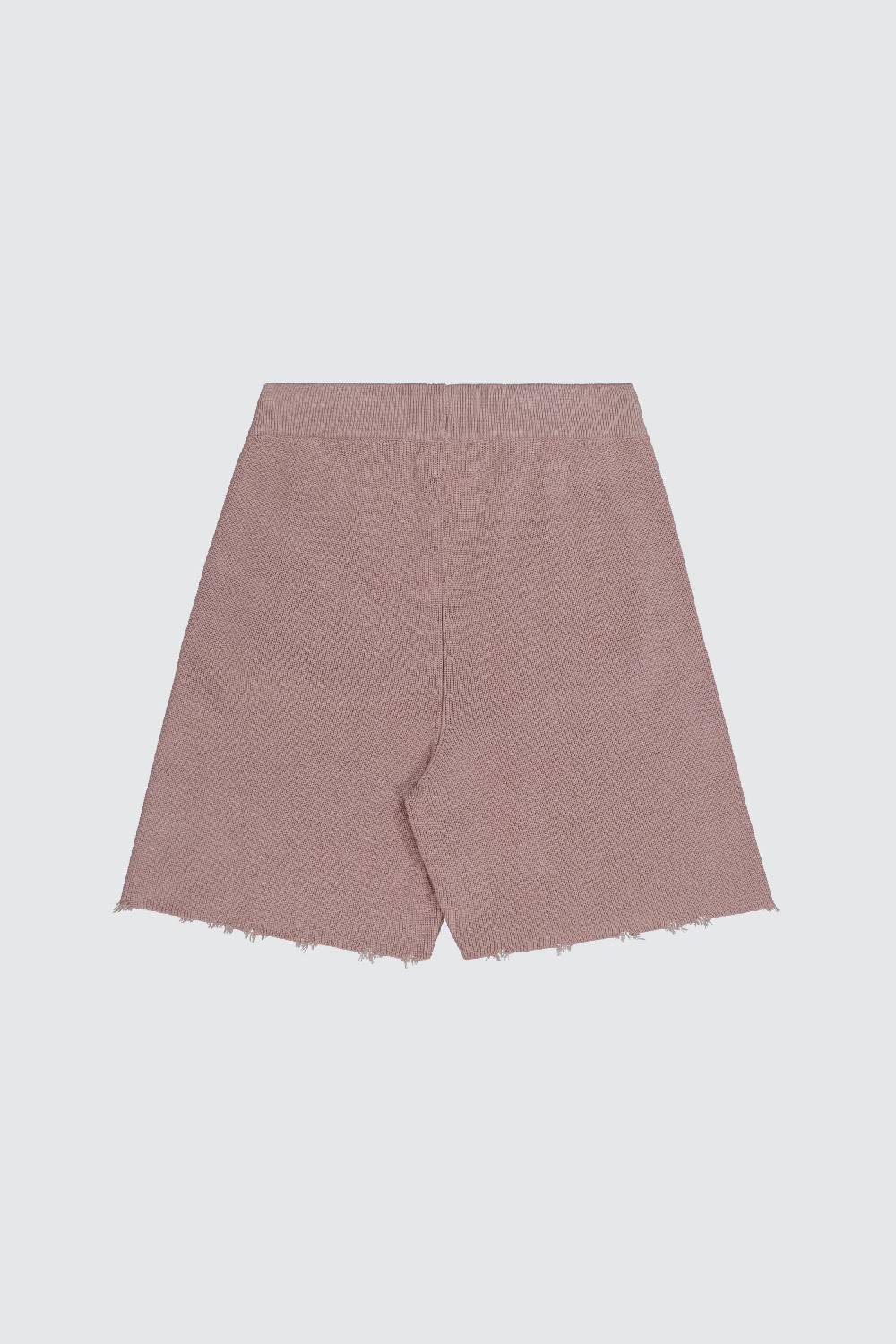 Laneus Laneus bermuda glacee in maglia effetto destroyed In Saldo