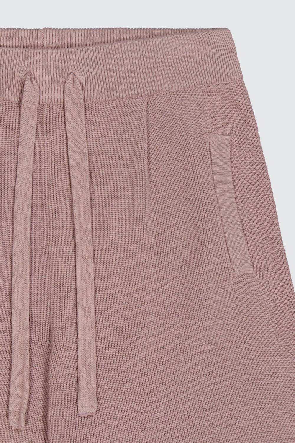 Laneus Laneus bermuda glacee in maglia effetto destroyed In Saldo