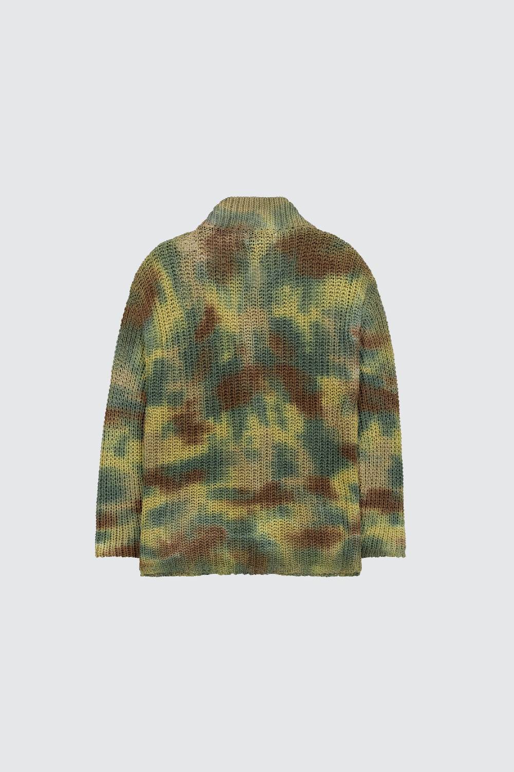 Laneus Laneus giacca tie dye camo print 2025