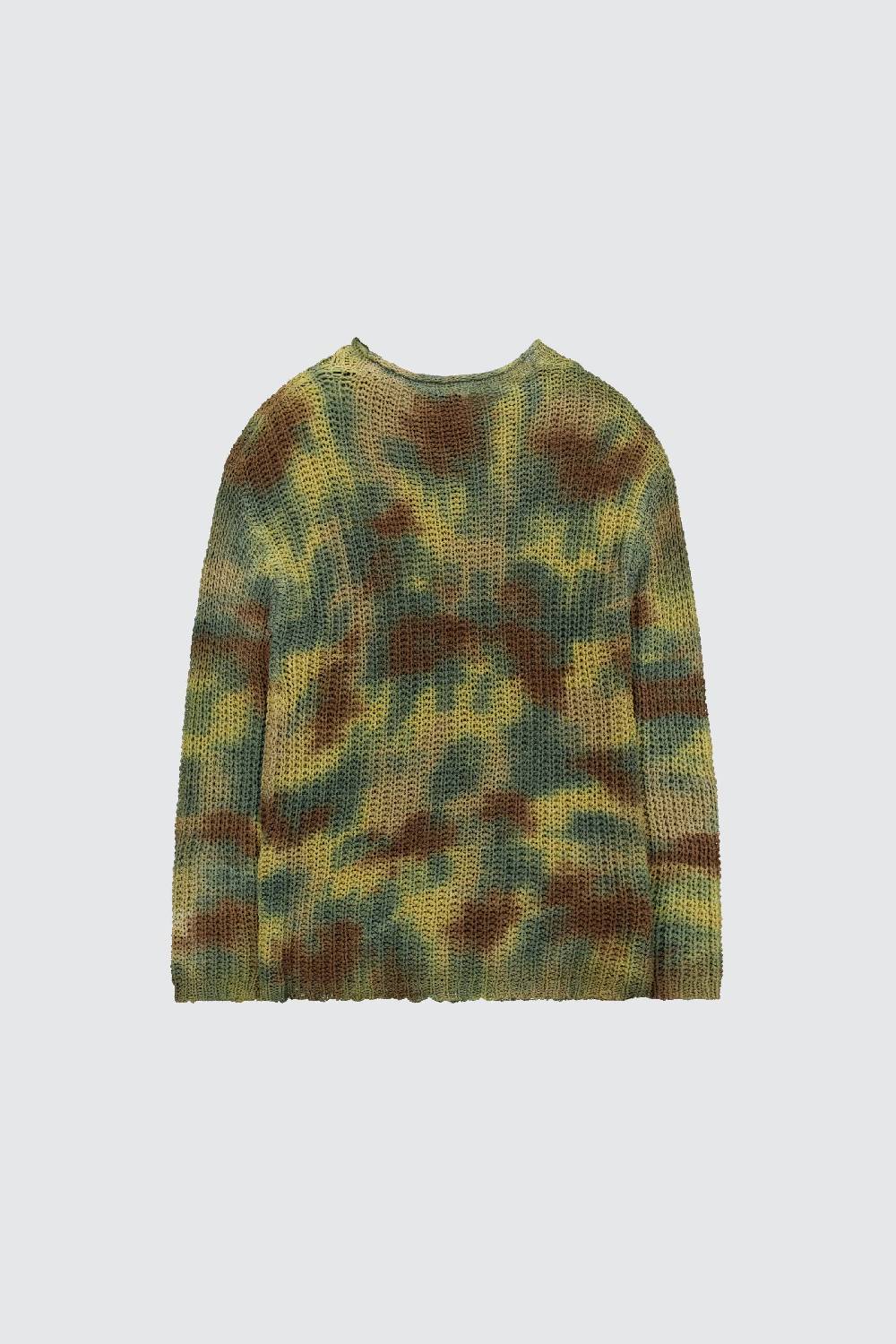 Laneus Laneus maglia tie dye camo print Italy
