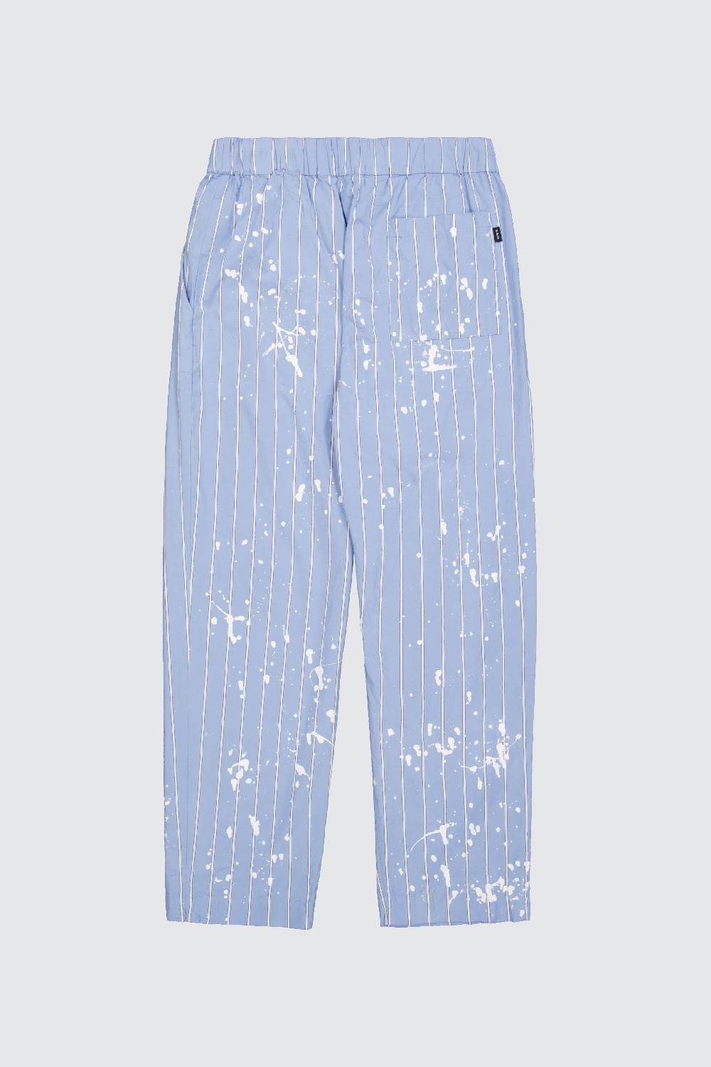 Laneus Laneus pantaloni light blue print effect 2025