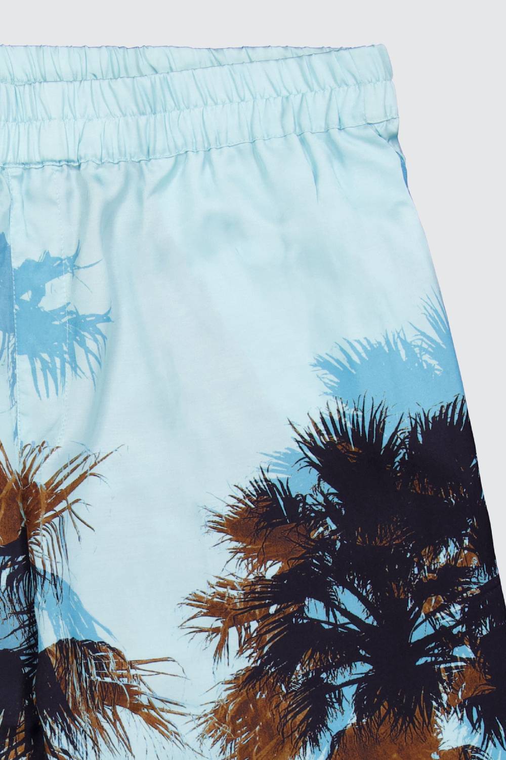 Laneus Laneus bermuda turquoise palm print Qualità